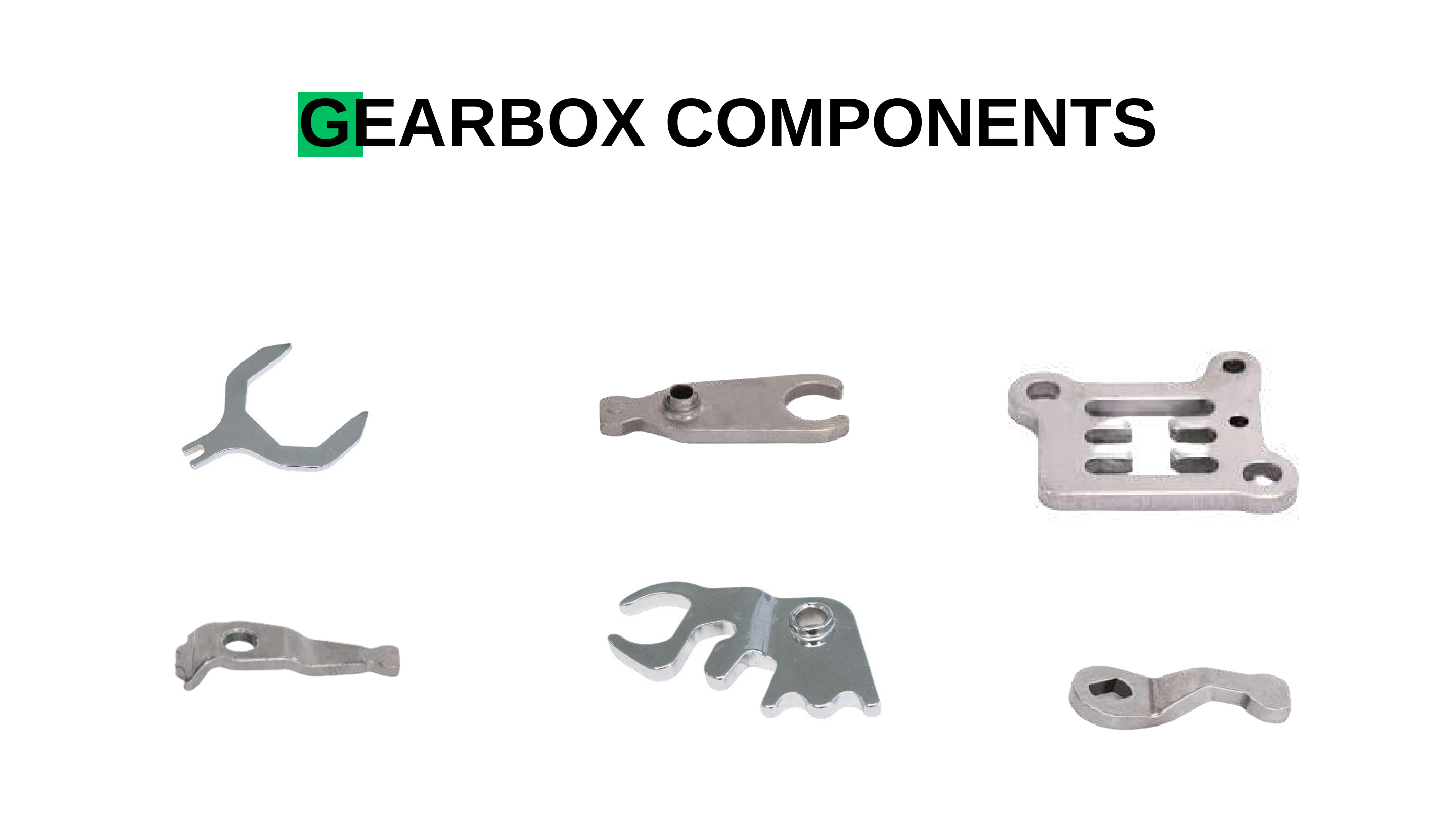 Fine blanked gearbox components