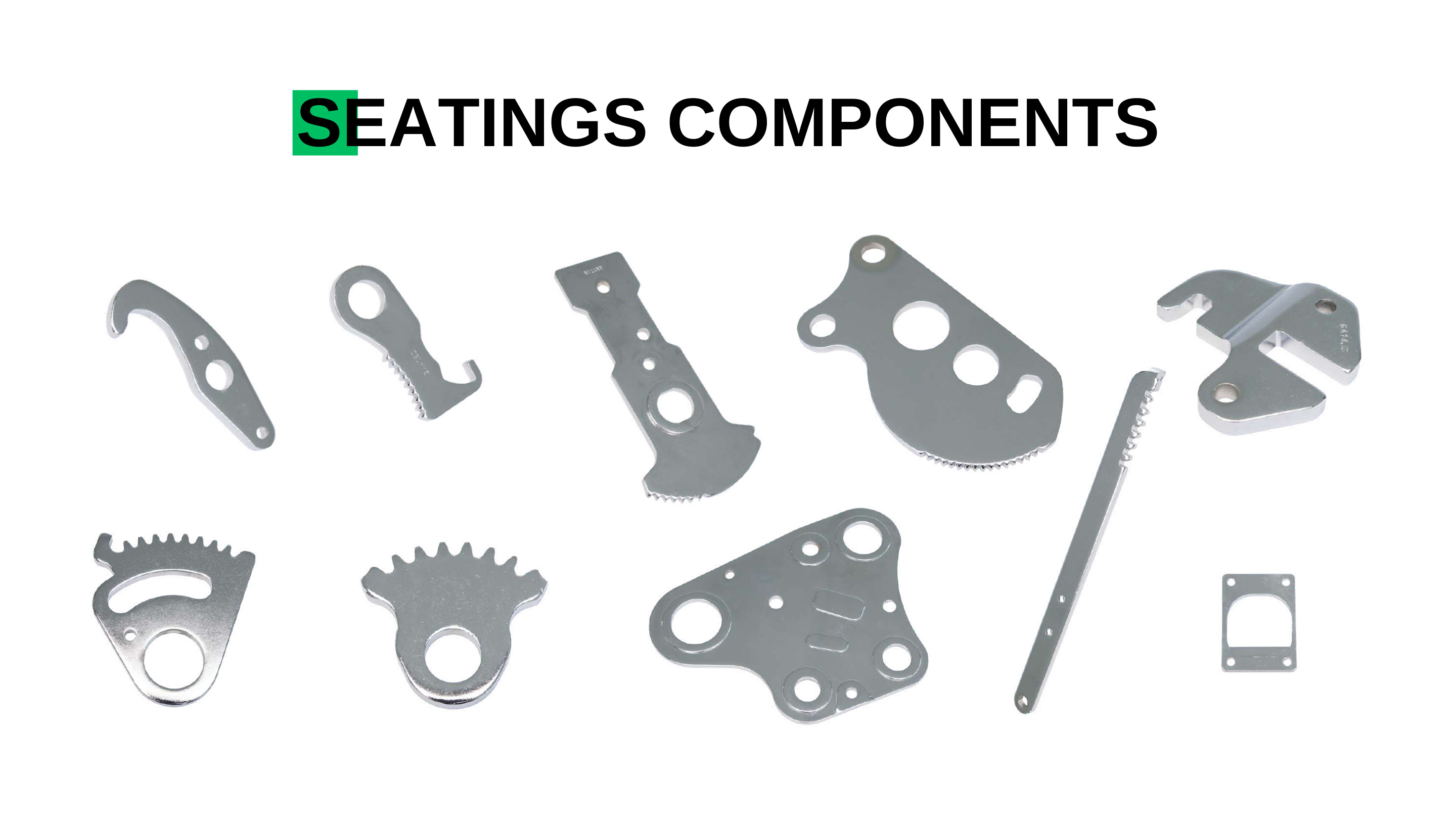 Fine blanked seating components