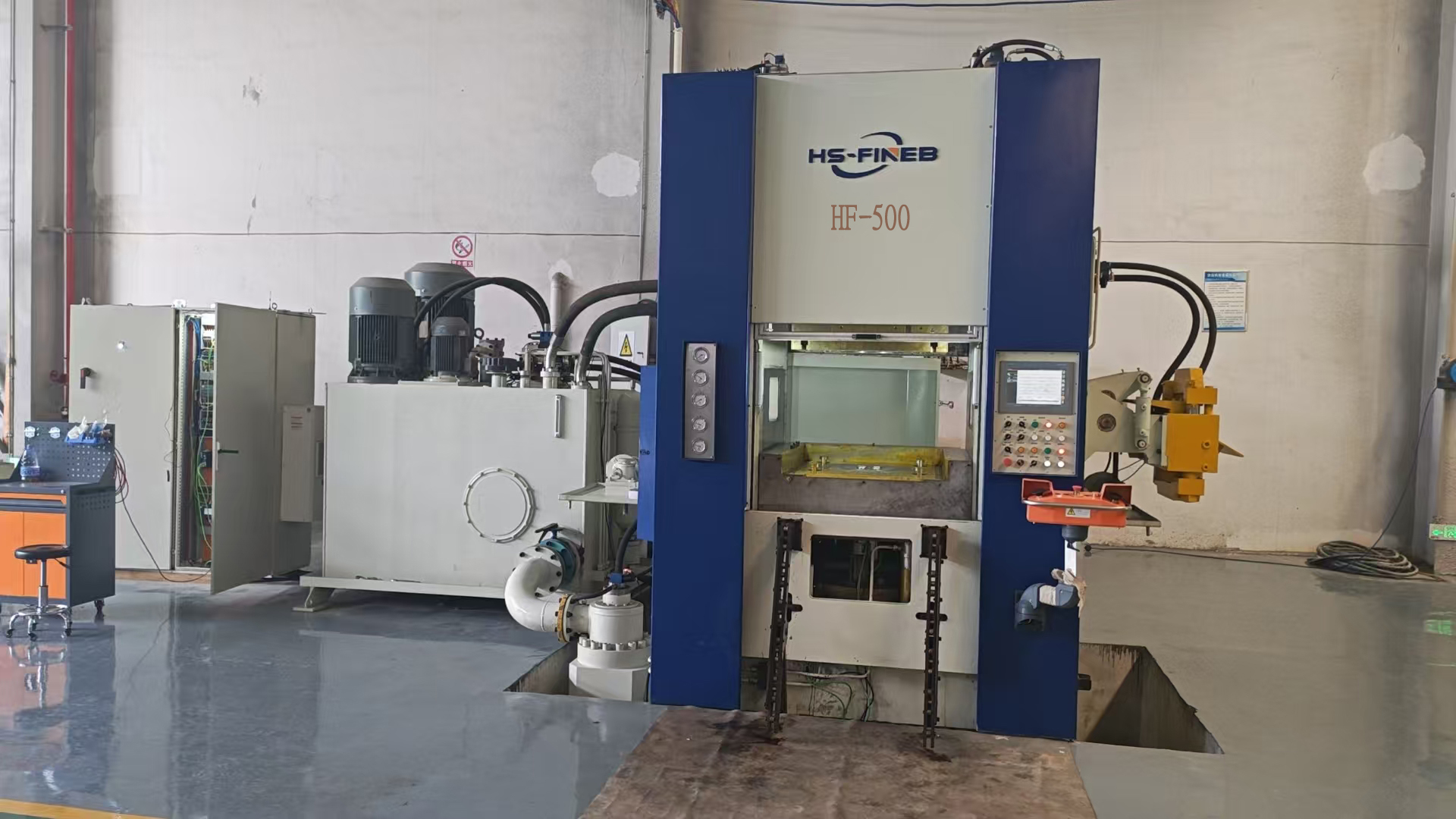 500 ton fine blanking press