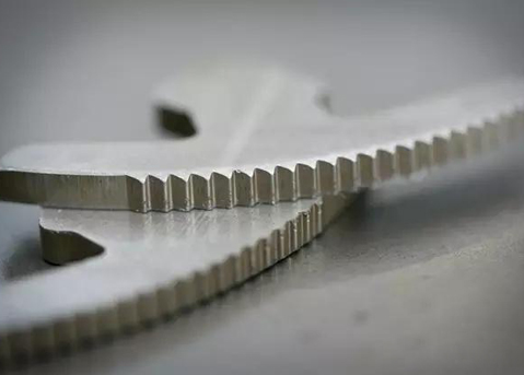 Fine blanking die and parts for electronics shielding parts