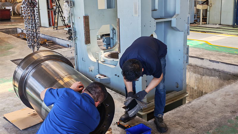Fine blanking press repair service and refurbishment support